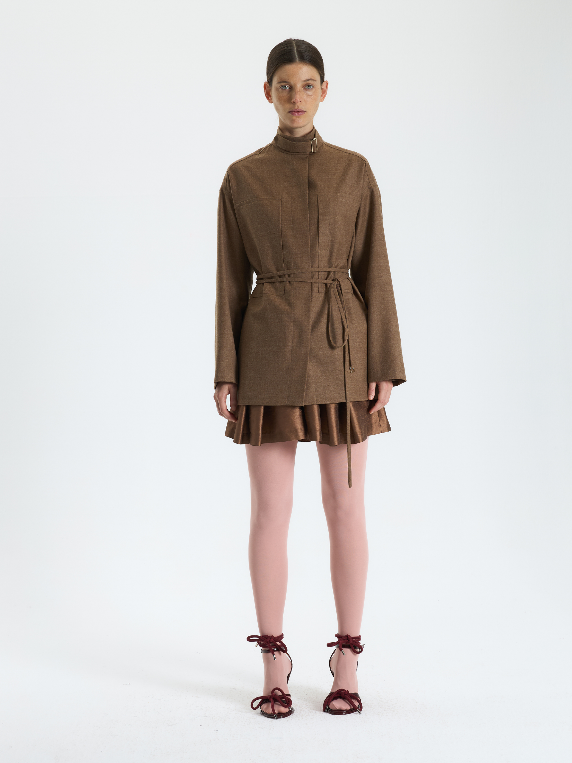 Taba Tokalı Overshirt Ceket